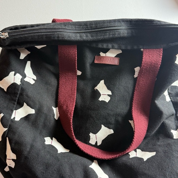 Radley London Scottie Dog Canvas Tote Bag - Picture 6 of 8